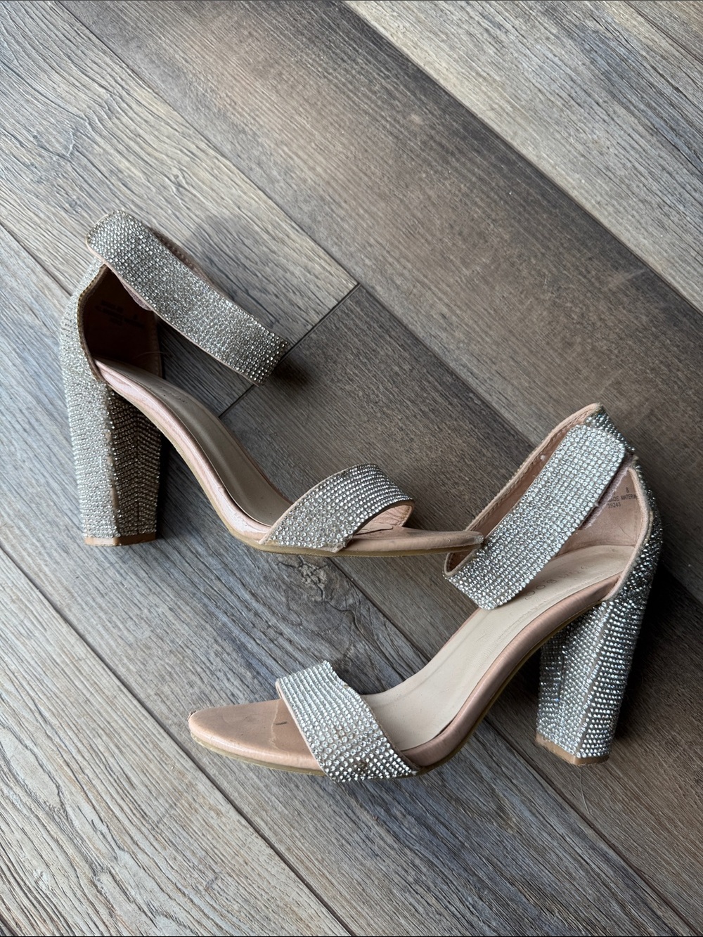 Rhinestone heels